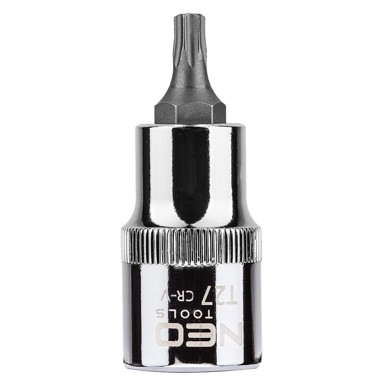NEO TOOLS Nasadni Torx ključ T27, 1/2", 55 mm